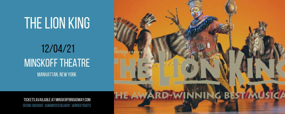 The Lion King at Minskoff Theatre tickets The Lion King at Minskoff Theatre