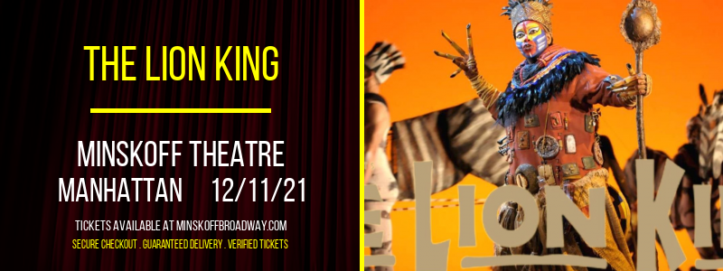 The Lion King at Minskoff Theatre