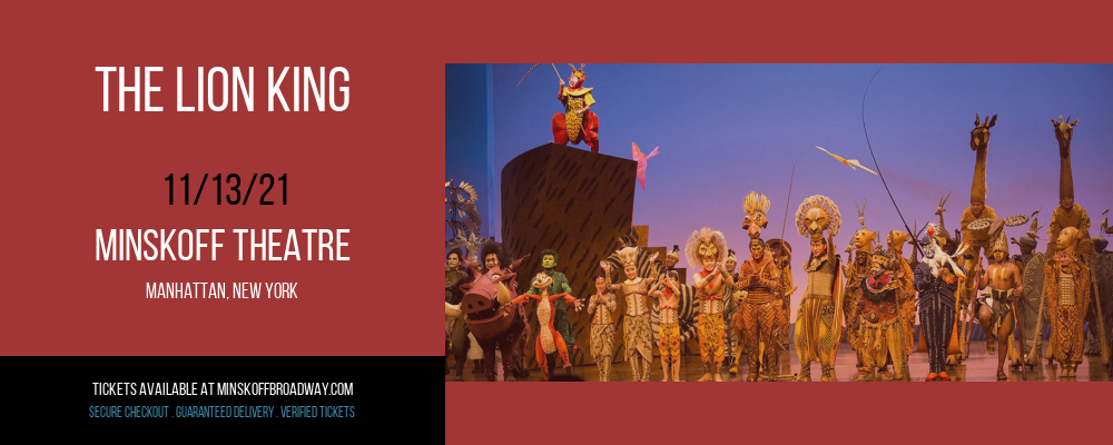 The Lion King at Minskoff Theatre