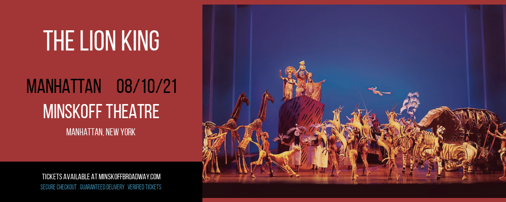 The Lion King [CANCELLED] at Minskoff Theatre