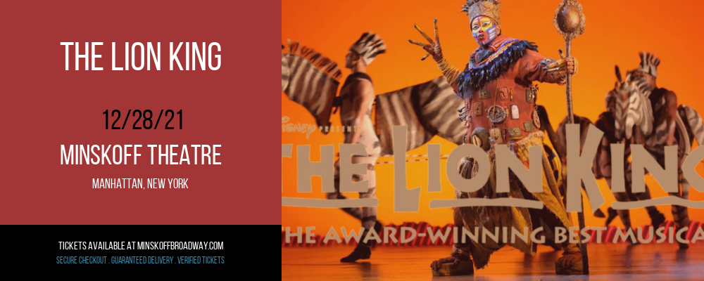 The Lion King at Minskoff Theatre tickets The Lion King at Minskoff Theatre