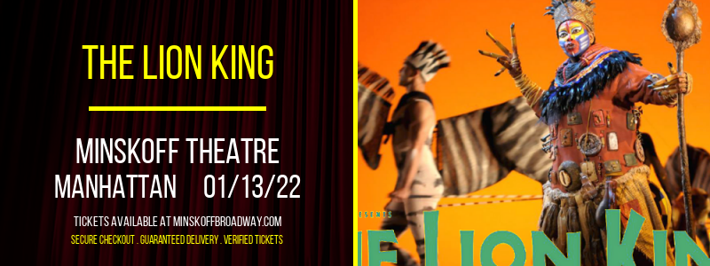 The Lion King at Minskoff Theatre tickets The Lion King at Minskoff Theatre