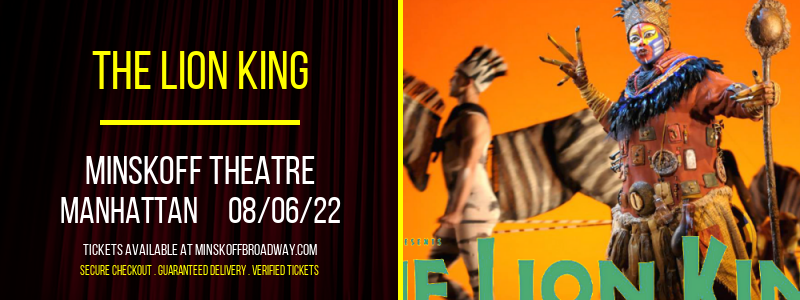 The Lion King at Minskoff Theatre tickets The Lion King at Minskoff Theatre