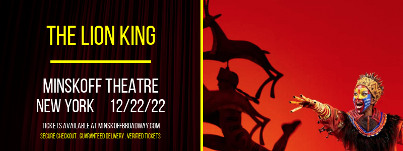 The Lion King at Minskoff Theatre